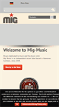 Mobile Screenshot of mig-music.de